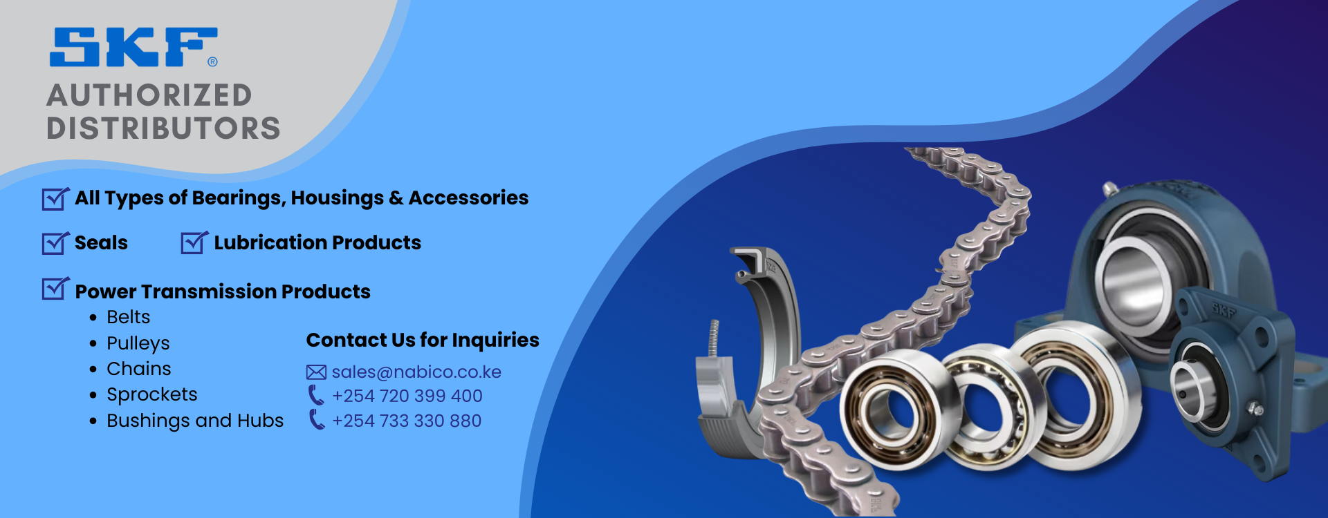 SKF Distributorship Banner